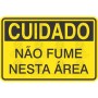 Cuidado - não fume nesta área